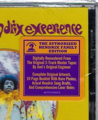 The Jimi Hendrix Experience ‎- Are You Experienced CD - SEALED NEW