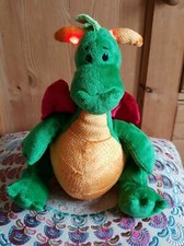Gund Kids Scales N Tails Fafner Light Roaring Green Dragon 20339 Plüschtier Kuscheltier