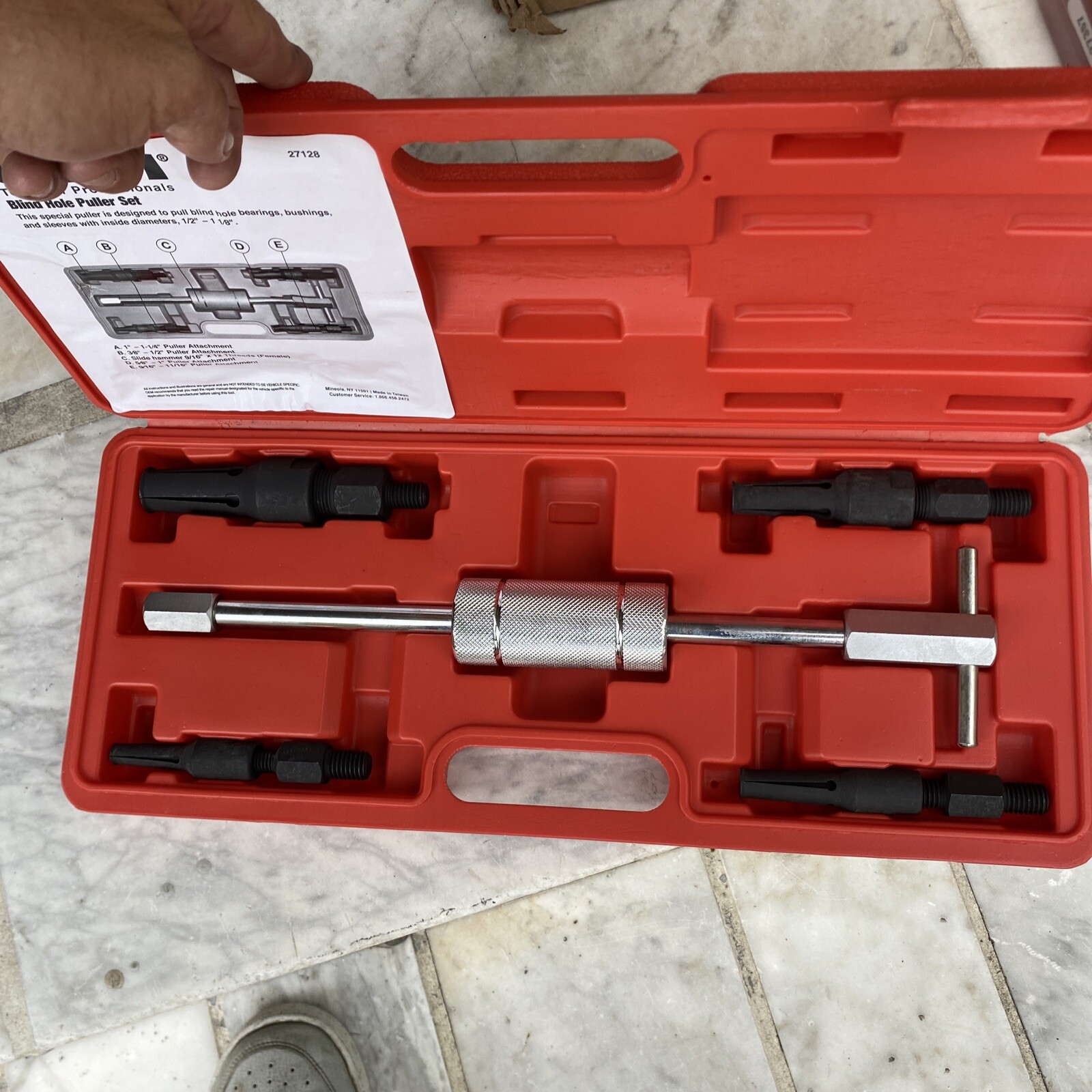 OEMTOOLS 27128 Blind Hole Puller Set eBay