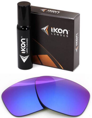 Polarized IKON Replacement Lenses For Oakley Breadbox Sunglasses Purple Mirror - Afbeelding 1 van 7