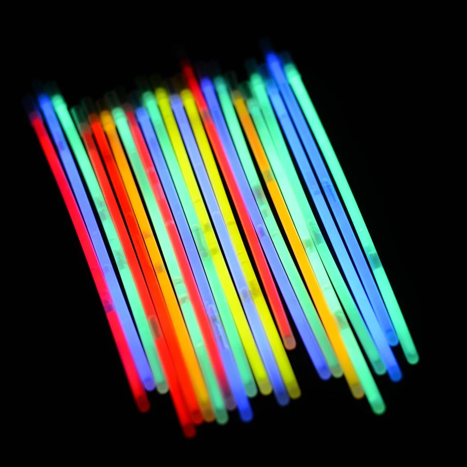 300Pcs Mixed Color Glow Sticks Bracelets Light Party glowsticks glow in the dark - image 4 of 4