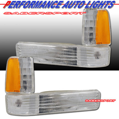 Set of 4pcs OE Style Clear Park Signal Lights for 1991-1996 Dodge Dakota