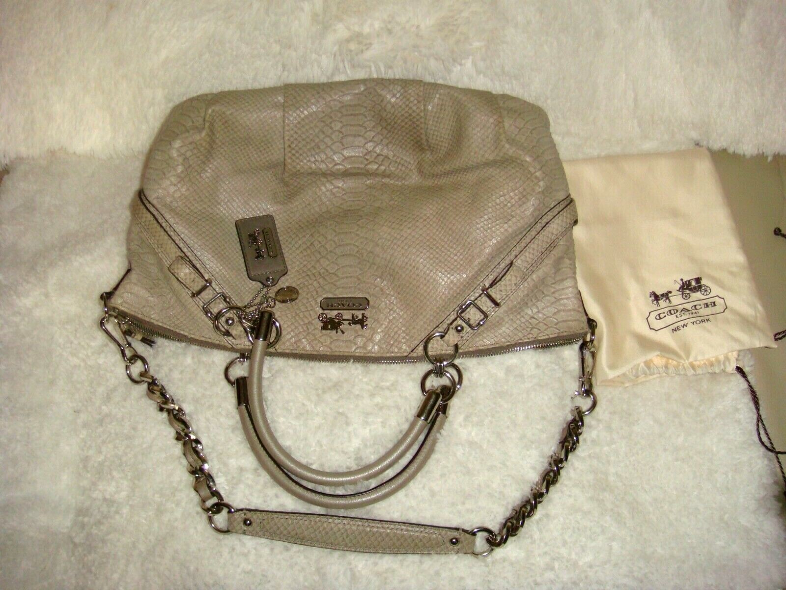 MINT  COACH 16346 MADISON EMBOSSED PYTHON SOPHIA … - image 11