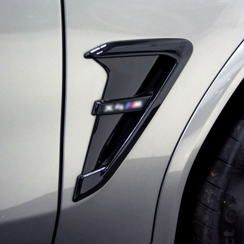 F98 X4 M Style Side Fender Air Vent Trims For BMW X4 G01 M40i M40d