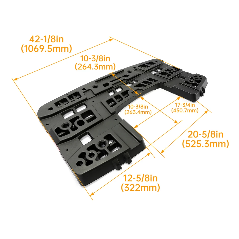 Bagagem traseira rack de carga para Polaris Sportsman 500 2005-2010 450 06-07 - Imagem 2 de 4