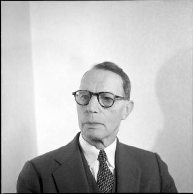 Bridge builder Othmar Ammann Zurich Bridge builder Othmar Amman- 1948 Old Photo