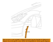 Chevrolet GM OEM 14-16 Corvette-Side Marker Light Lamp Left 22771197