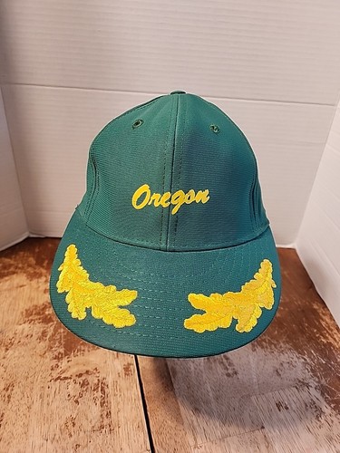 Vintage New Era 60s/70s University Of Oregon Hat Fitted 7 3/8 - Afbeelding 1 van 9