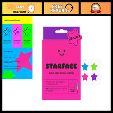 Hydrocolloid Star-Shaped Pimple Patches - 96 Count Party Pack for Acne Care