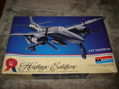 Monogram Heritage Edition Model Kit F7F Tigercat Factory Sealed 1/72 Scale kit