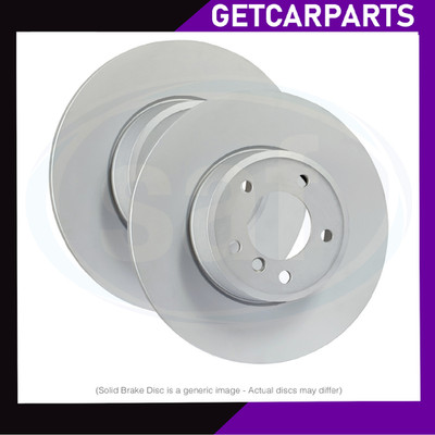 Audi A1 2010-2018 Pair Rear Solid Brake Discs 232mm 1.0/1.2/1.4/1.6/1.8/2.0
