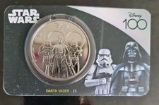 2023 Star Wars Darth Vader £5 Coin | Disney 100 | BU Pitcairn Islands
