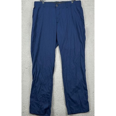 Under Armour The Showdown Men 38X32 Pants Golf Blue Performance Stretch Flex EUC