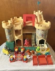 Vintage Fisher Price Little People CASTLE #993, Figures & Dragon. COMPLETE!
