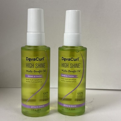 2 PacK  Devacurl High Shine Multi Benefit  Nourishing Oil ~ 1.7 FL OZ EACH ~