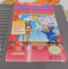 Barker Bill's Trick Shooting NES Nintendo Entertainment System Video Game