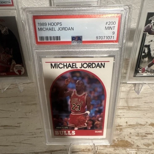 NBA Hoops 1989-90 Michael Jordan #200 PSA 9 Chicago Bulls Basketball Card