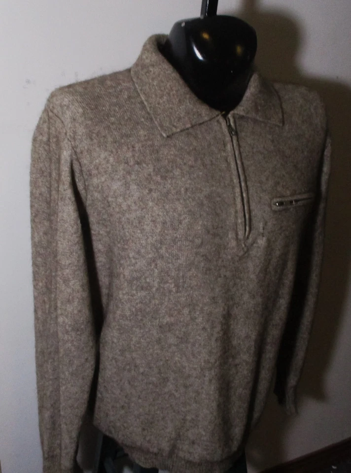 Suéter KIWI Clothing "Nueva Zelanda" Pussom Lana Merino 1/2 Cremallera Talla XL Foto 3 de 4