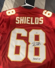 Will  Shields Kansas City Chiefs Signed custom Jersey 12x Pro Bowl Hof