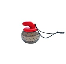 Curling Ornament - HANDMADE - Polymer Clay Christmas Gift, Olympics