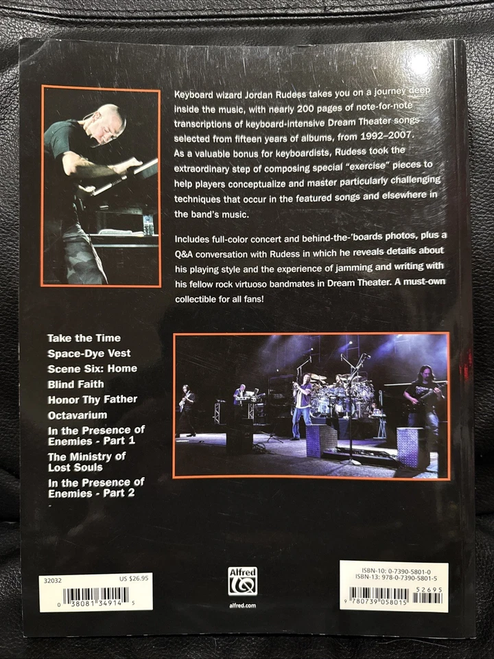 Alfred Dream Theater: Keyboard Experience feat. Jordan Rudess (Libro) Foto 2 de 2