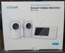 ieGeek Smart Video / Baby Monitor, 2 Cameras, 5" Screen,, New OB 