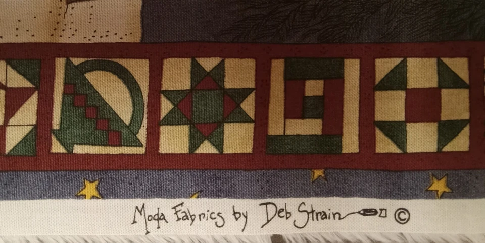 Moda/Deb Strain~"The Winter Quilt Guild" ~Snowmen~Cotton Fabric Panel ~ 13"x11" - Image 3 of 3