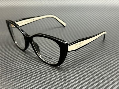 PRADA PR B04V 16K1O1 Black Women's 53 mm Eyeglasses