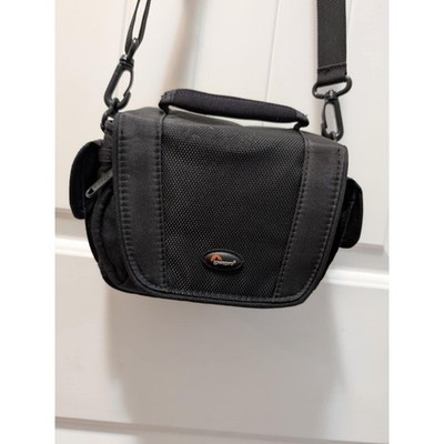 Lowepro Edit 110 Black Padded Camera Bag w/ Shoulder Strap Side Pockets 6 X 8''