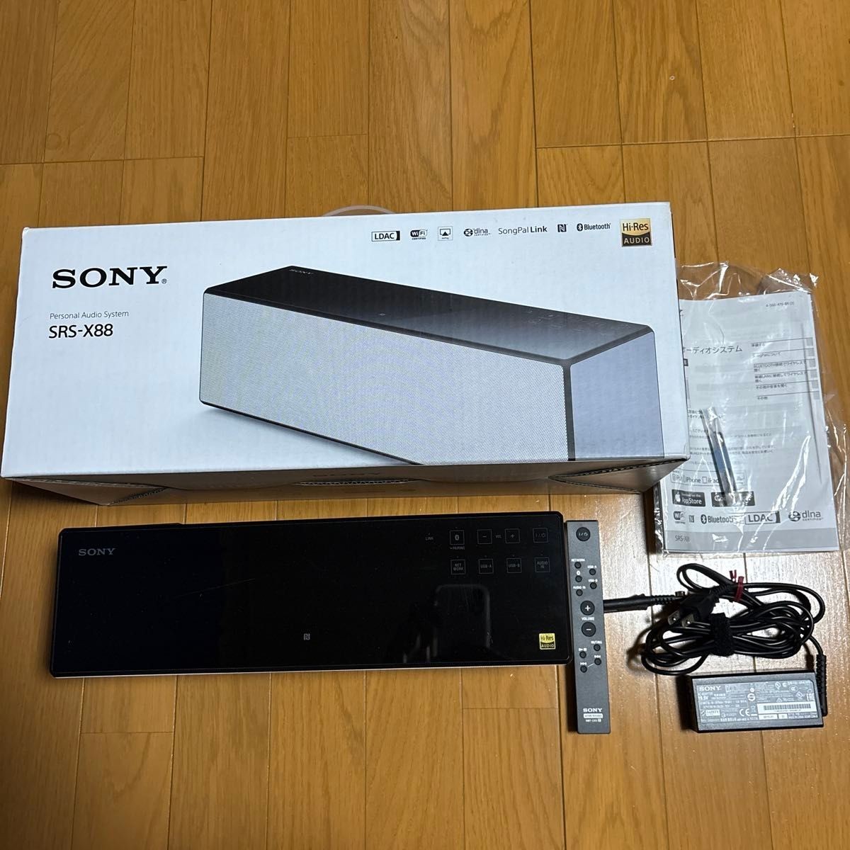 Sony SRS-X88 Hi-Res Wireless Speaker Wi-Fi Bluetooth AirPlay Japan