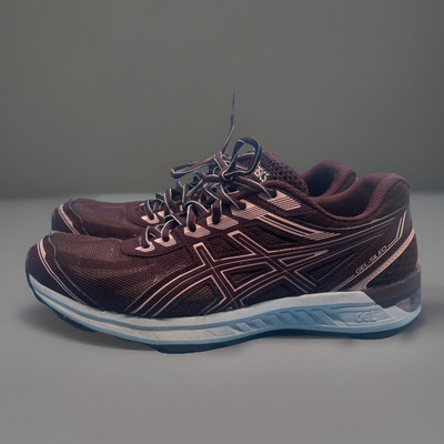 ASICS Gel Sileo Women's Size 8 Maroon Pink Athletic Running Shoes Please Read