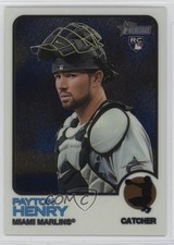 2022 Topps Heritage High Number Chrome 113/999 Payton Henry #656 8k4