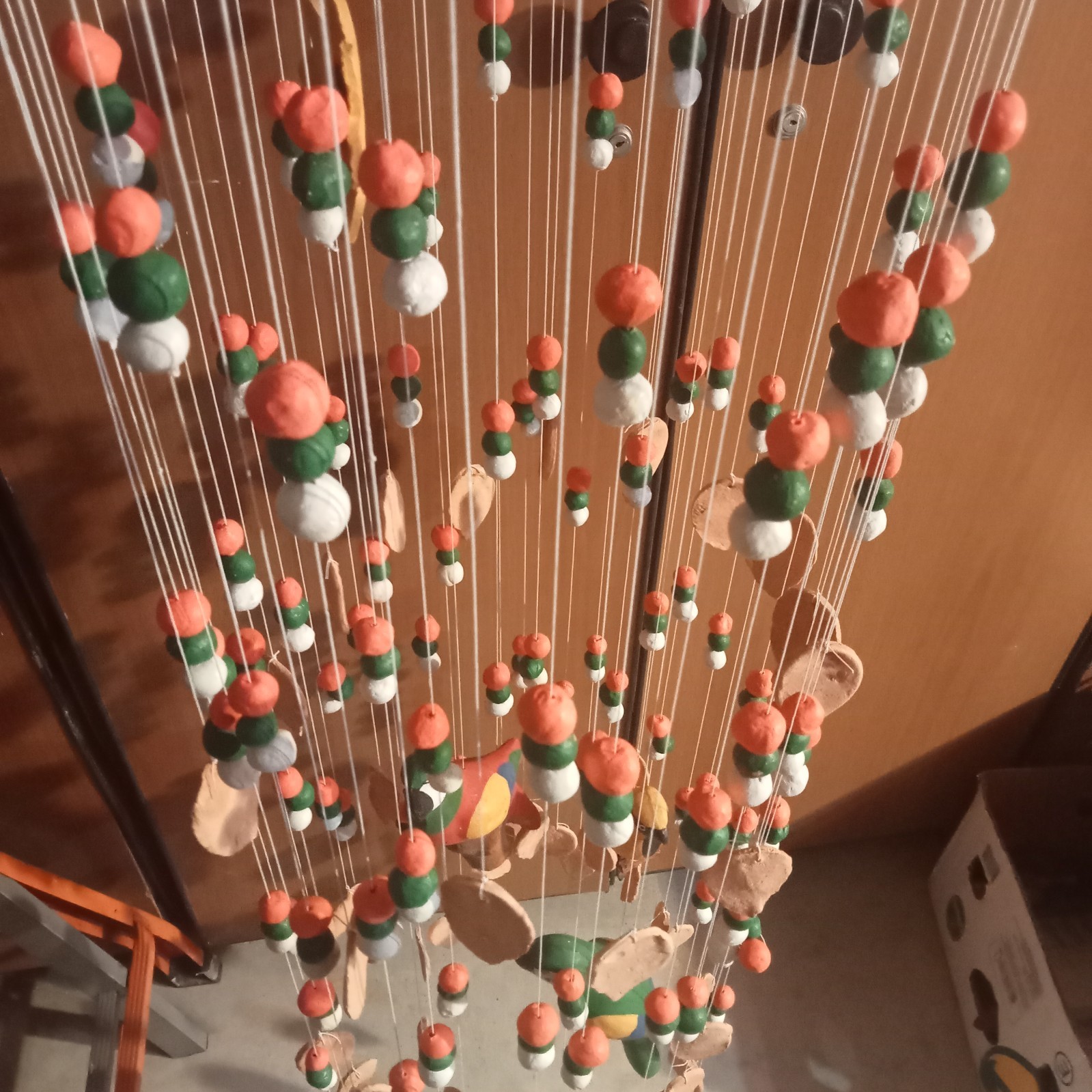SCACCIAPENSIERI - CAMPANELLA AL VENTO - IN TERRACOTTA -