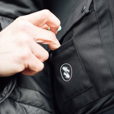 Merlin Torque D3O wasserdichter Motorrad Zip Hoodie
