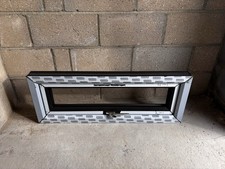 Anthracite Grey UPVC Window 100cm x 40cm RAL 7016 - New Modern Profile
