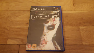 MANHUNT PS2 SPIEL OVP & KOMPLETT MIT HANDBUCH UK PAL ROCKSTAR