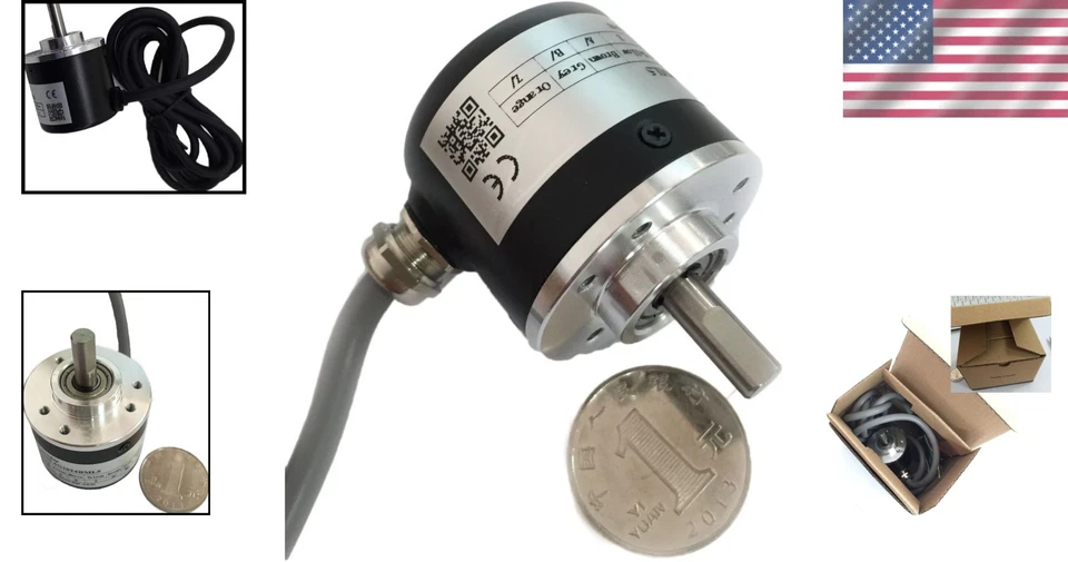 Stainless Steel Shaft Encoder 2500PPR Line Driver - Image 2 of 4