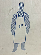 Safety Zone MDP-46W-I Disposable Waterproof Bib Apron, Full Size 28" x 46", 100