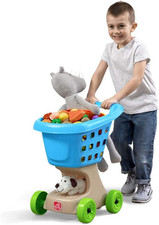 Step2 Little Helper'S Shopping Cart for Kids, Play Grocery Cart, Made of Durable