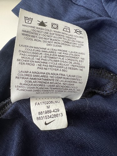Nike Boys Youth Dri-Fit Breathe Top Hoodie Light Run ~ Sz M ~ Blue ~ EUC - Picture 8 of 9