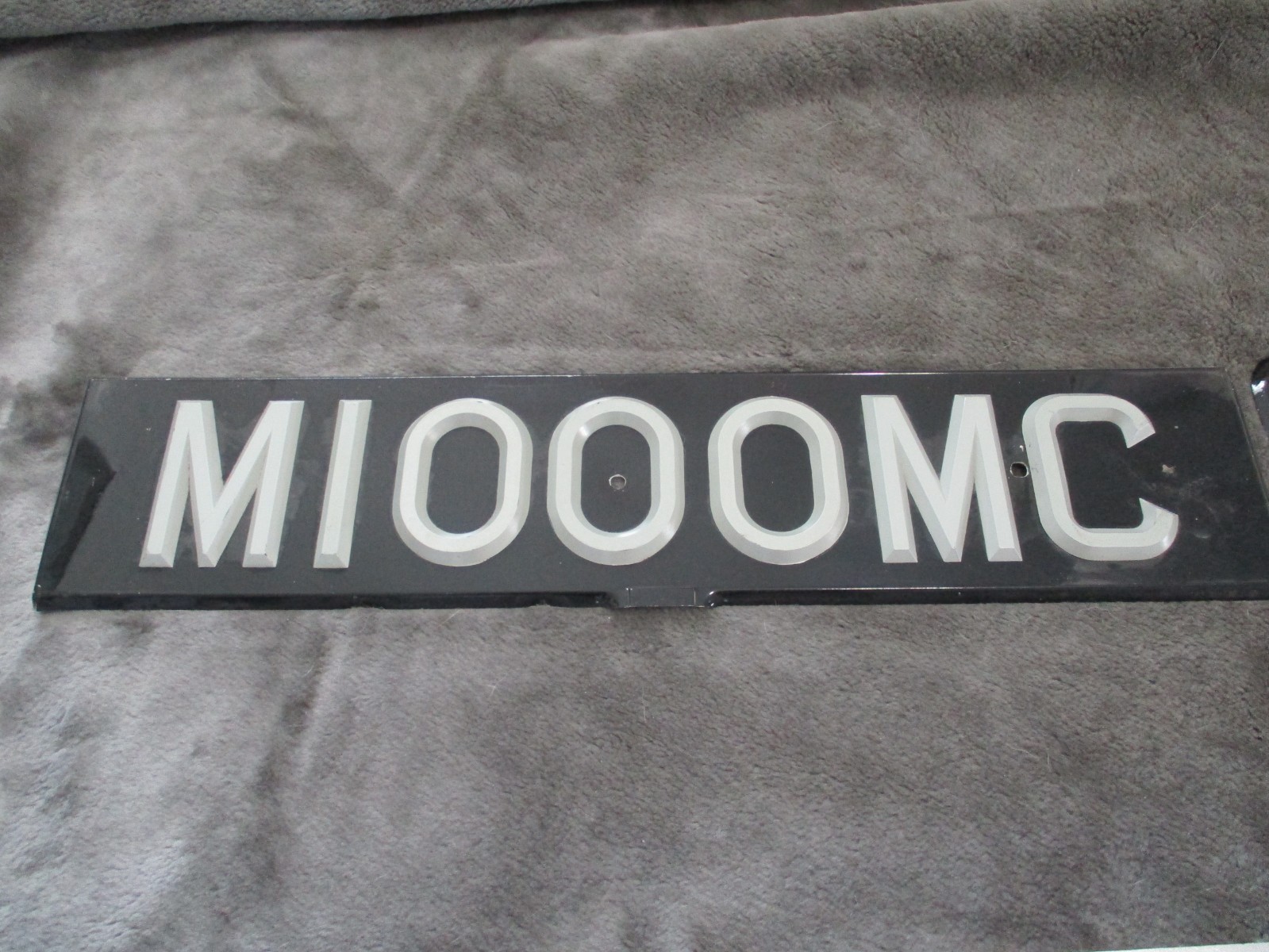 English number plate for Rolls-Royce, Bentley Jaguar