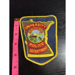 University of Minnesota Police Department Patch Minnesota Shape