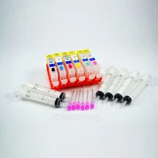 refillable ink cartridge KIT CLI8 CLI-8 For CANON PIXMA IP6600D IP6700D