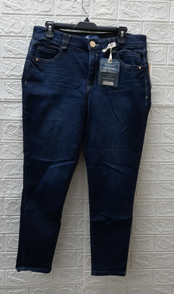 New Democracy Karessa Ab Solution Capri Skinny Stretch Waist Jean