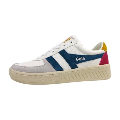 Gola Grandslam Trident Damenschuhe Für lose Einlagen Sneaker Weiß Freizeit
