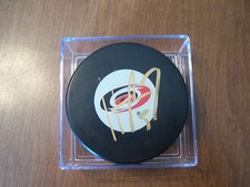 HAYDN FLEURY AUTOGRAPH HOCKEY PUCK CAROLINA HURRICANES