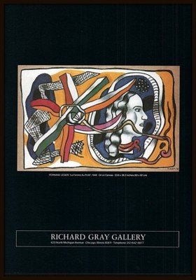 1986 C AD RICHARD GRAY GALLERY FERNAND LEGER LA FEMME AU PROFIL 