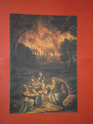 COLLECTIBLE POSTCARD - MAHABHARATA - No. 4 - editions the old - NEW