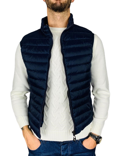 Smanicato Uomo 100 Grammi Piumino Leggero Giubbotto Gilet Slim Fit nuovo  moda | eBay