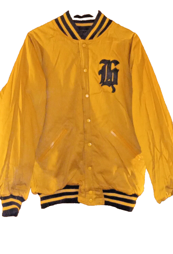 VNTG.90s HARLEM REVERSIBLE BOMBER JACKET BLACK & TAN-RIBBED KNIT - SIZE L - NOS - Picture 5 of 24